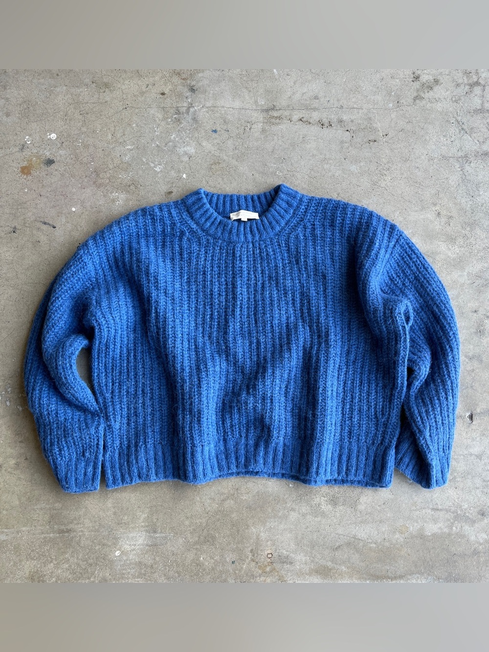Sezane Jose Jumper Cozy Ribbed Knit Sweater